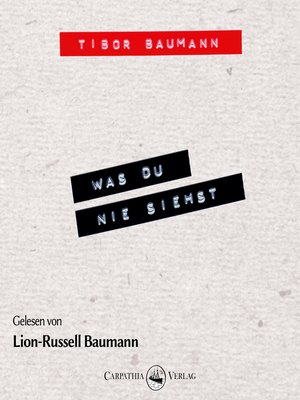cover image of Was du nie siehst--Ein biografischer Roman mit und über Hansi Mühlbauer
